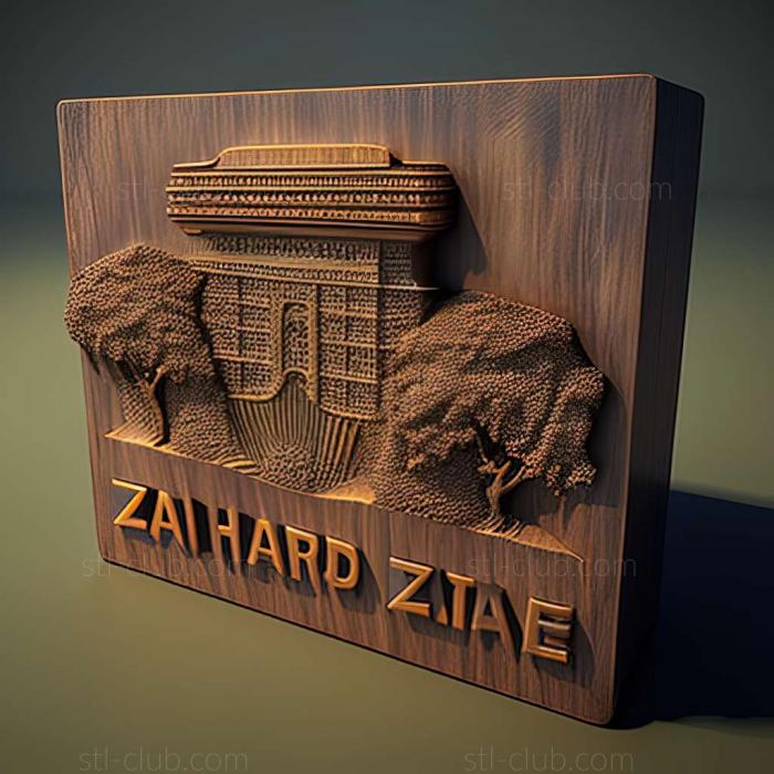 3D model Harare in Zimbabwe (STL)